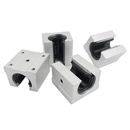 4pcs SBR16UU SBR16 UU 16mm Linear Bearing Pillow Block 16mm Open Linear Bearing Slide Block CNC Router Parts