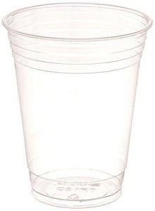 SOLO Cup Company Plastic Party Cold Cups, 16 oz, Clear, 100 pack - Resin Colors 