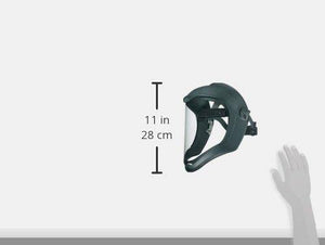 UVEX by Honeywell Bionic Face Shield with Clear Polycarbonate Visor (S8500) - Resin Colors 