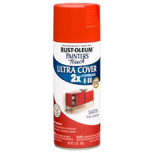 Rust-Oleum 263149 Painters Touch 2X Spray, 12-Ounce, Fire Orange - Resin Colors 