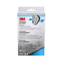 3M 6001PB1-1 Organic Vapor Replacement Cartridge, 1-Pair - Resin Colors 