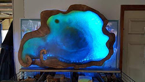 Clear Epoxy Resin for Table Tops, Bars, Fiberglass, Concrete - Professional Grade High Gloss Finish Multi-Purpose Resin - 2 Gallon Kit - Resin Colors 