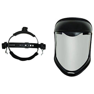 UVEX by Honeywell Bionic Face Shield with Clear Polycarbonate Visor (S8500) - Resin Colors 