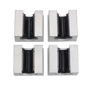 4pcs SBR16UU SBR16 UU 16mm Linear Bearing Pillow Block 16mm Open Linear Bearing Slide Block CNC Router Parts