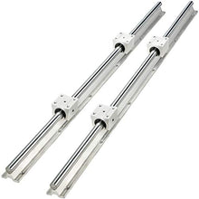 BestEquip Linear Rail 2PCS SBR16-1200mm Linear Slide Rail 4PCS SBR16UU Bearing Block CNC Kit Linear Rails and Bearings Kit CNC Rails Linear Rail Set forAutomated Machines and Equipments - Resin Colors 