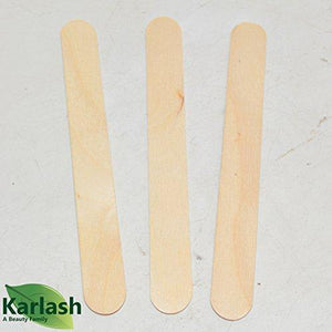Karlash Jumbo craft sticks 6" length (Pack of 100) - Resin Colors 
