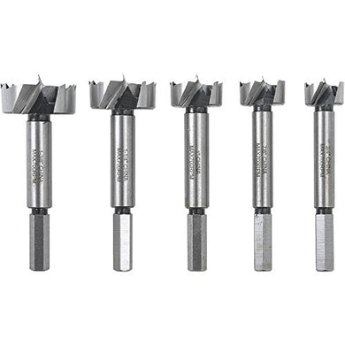Woodstock D4557 5 Piece Forstner Bit Set, 3/4