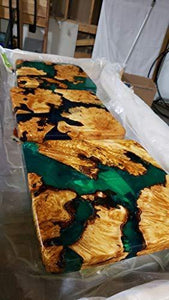 Clear Epoxy Resin for Table Tops, Bars, Fiberglass, Concrete - Professional Grade High Gloss Finish Multi-Purpose Resin - 2 Gallon Kit - Resin Colors 