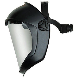 UVEX by Honeywell Bionic Face Shield with Clear Polycarbonate Visor (S8500) - Resin Colors 