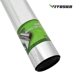 VIVOSUN Horticulture Highly Reflective Mylar Film Roll 4FT X 50FT 2 Mil - Resin Colors 