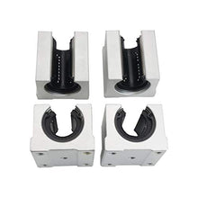 4pcs SBR20UU Aluminum Block 20mm Linear Motion Ball Bearing Slide Block Match for SBR20 20mm Linear Guide Rail