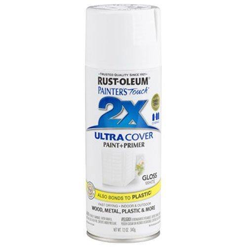 Rust-Oleum 249090 Painter's Touch Multi Purpose Spray Paint, 12-Ounce, White - Resin Colors 