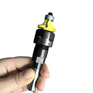 Wolfride 1/2-Inch Shank Router Bit Collet Extension, Adapter for 1/2-inch Shank Bits - Resin Colors 