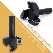 CNC Spoilboard Surfacing Router Bit, 1/2" Shank 2" Cutting Diameter, Insert Carbide Slab Flattening Router Bit Planing Bit Wood Planer Bit by BINSTAK