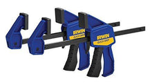 IRWINQUICK-GRIPOne-Handed Mini Bar Clamp 2 Pack, 6", 1964743 - Resin Colors 