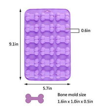 Food Grade Silicone Puppy Treat Molds, Shxmlf Dog Paw and Bone Molds, Non-stick Ice Cube Mold, Jelly, Biscuits, Chocolate, Candy, Cupcake Baking Mold, Safe for Oven Microwave Freezer Dishwasher-5 Pack - Resin Colors 