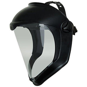 UVEX by Honeywell Bionic Face Shield with Clear Polycarbonate Visor (S8500) - Resin Colors 