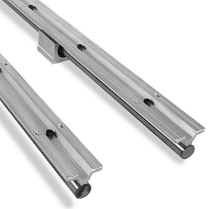 Linear Rail 2PCS SBR16-2000mm Linear Guide with 2XLinear Guide Rails and 4 X SBR16UU Bearing Blocks for DIY CNC Routers Lathes Mills(78.7INCH) - Resin Colors 