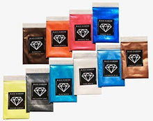 VARIETY PACK 1 (10 COLORS) Mica Powder PURE, 2TONE series variety pigment packs (Epoxy,Paint,Color,Art) Black Diamond Pigments - Resin Colors 