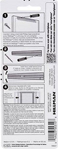 OOK by Hillman 533206 OOK 55310 Hangman 60-Pound 7-Piece French Cleat Picture Hanger with Wall Dog Mounting Screws - Resin Colors 