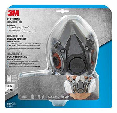 3M Paint Project Respirator, Medium - R6211 - Resin Colors 