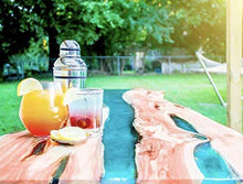 Crystal Clear Bar Table Top Epoxy Resin Coating For Wood Tabletop - 1 Gallon Kit - Resin Colors 