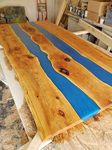 Clear Epoxy Resin for Table Tops, Bars, Fiberglass, Concrete - Professional Grade High Gloss Finish Multi-Purpose Resin - 2 Gallon Kit - Resin Colors 