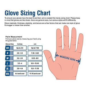 AMMEX - GWBN44100-BX - Nitrile Gloves - Gloveworks - HD, Disposable, Powder Free, Latex Rubber Free, 6 mil, Medium, Black (Box of 100) - Resin Colors 