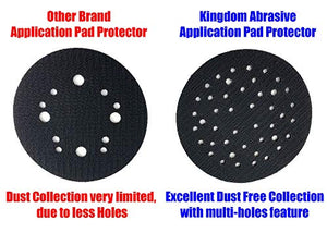 5-In. Kingdom Abrasive Pro-Net Woodworking Assorted Grit, 5 Each of 80, 120, 180, 240 & 400 Pro-Net Mesh Sanding Discs with Free Pad Protector (25-Pack) - Resin Colors 
