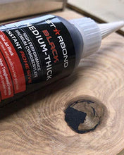 Starbond KBL-500 Black Medium Thick, Premium Rubber Toughened CA - Cyanoacrylate Adhesive Super Glue Plus Extra Cap and Microtips (for Woodworking, Filling Knots & Voids, RC Car Tires) (2 Ounce) - Resin Colors 