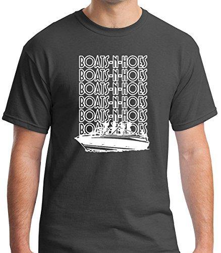 Pure Soul Boats and Hoes Prestige Worldwide - Funny Boats Premium Men's T-Shirt (Large, Charcoal) - Resin Colors 