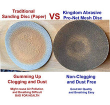 5-In. Kingdom Abrasive Pro-Net Ultra Fine Assorted Grit, 5 Each of 1000, 1500, 2000 & 3000 Pro-Net Mesh Sanding Discs with Free Pad Protector (20-Pack) - Resin Colors 
