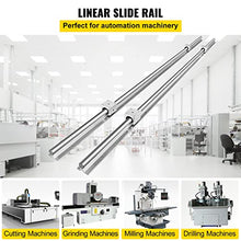 OrangeA Linear Rail 2PCS SBR16-2000mm,Linear Guide 2xLinear Guide Rails and 4X Square Type Carriage Bearing Blocks,CNC Rail Kit