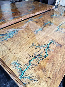 Fiberglass Coatings Table Top Epoxy Adhesive - Stainable, UV Resistant,  Interior Use - 2-Part Resin for Furniture & Home Decor - Waterproof, Heat  Resistant - Clear, Sandable - Ideal for River Tables