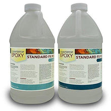 Countertop Epoxy - FX Poxy - UV Resistant Resin - 1 Gallon (Ultra Clear, 20-25 sq ft) - Resin Colors 