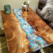 Crystal Clear Bar Table Top Epoxy Resin Coating For Wood Tabletop - 2 Quart Kit - Resin Colors 