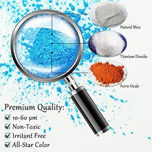 Mica Powder Pure 23 Color(Total 230g) - Epoxy Resin Color Pigment with Spoon - Cosmetic Grade Slime Pigment for Resin Coloring Soap Making, Natural Epoxy Colorant for Paint,Art,Bath Bomb - 0.36oz Each - Resin Colors 