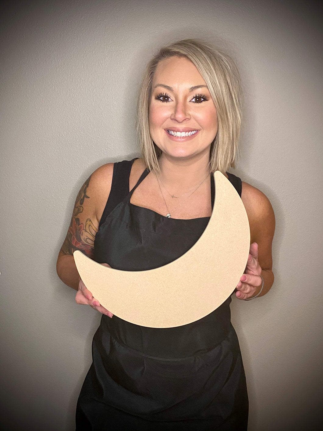 Wood Moon 12 inch - Resin Colors 