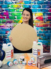 Cradled Art Board Round